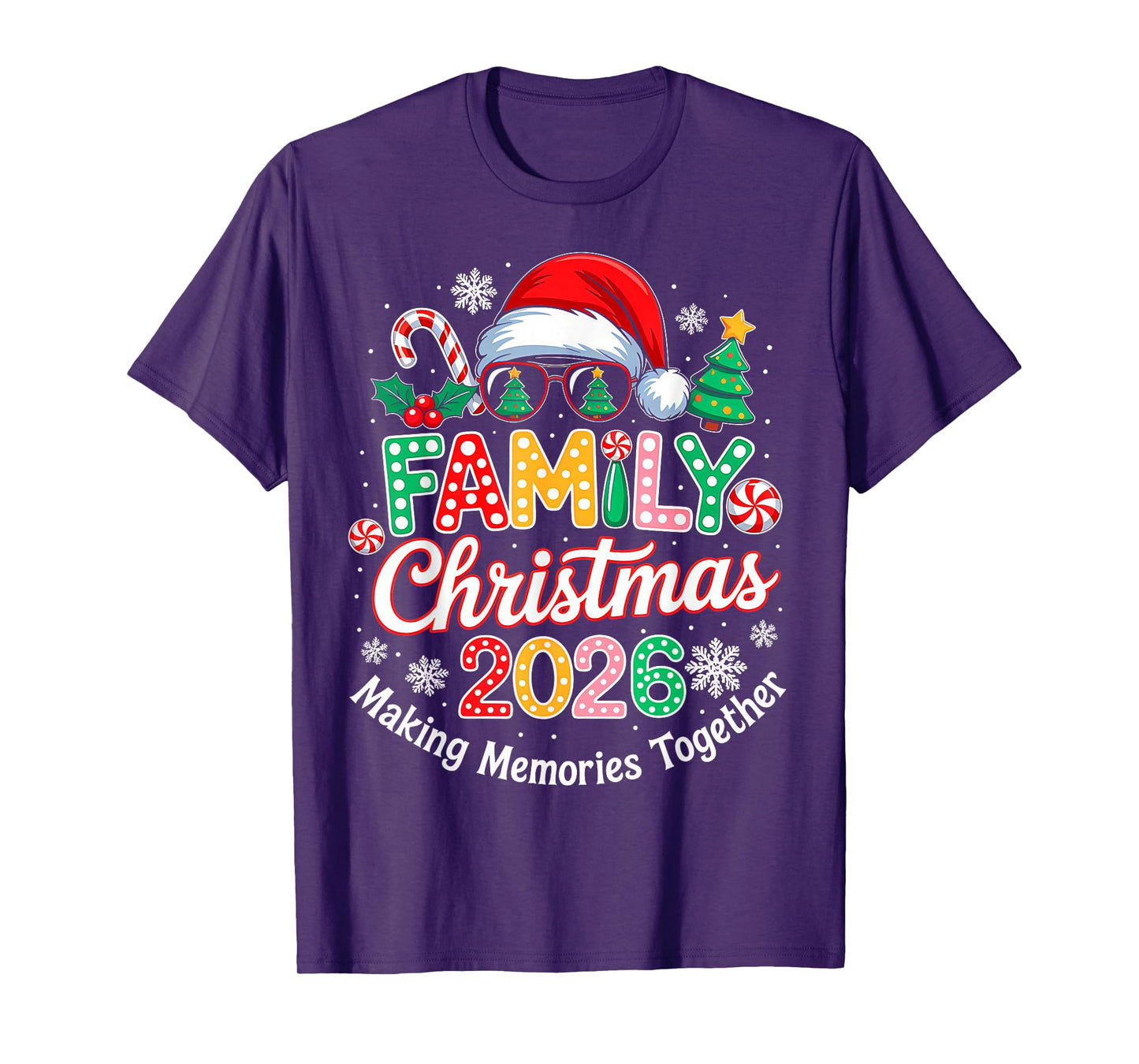 Family Christmas 2026 Christmas Squad Xmas Matching Pajamas T-Shirt