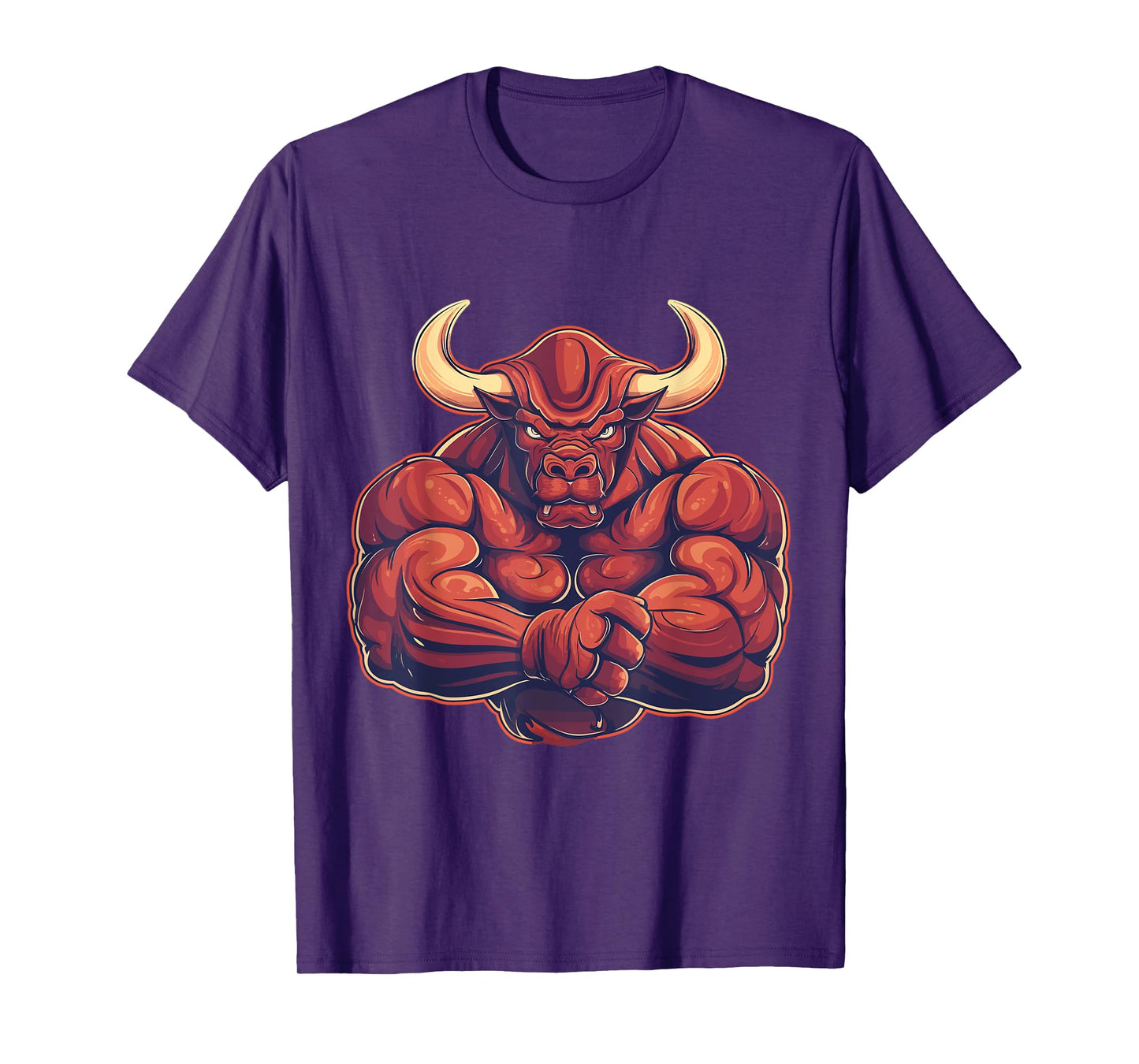 Bull, Muscular, Swole, Weightlifting, Workout, Strong, Bull T-Shirt