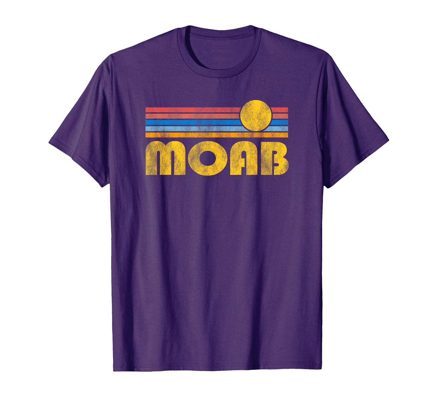 Vintage Moab Utah Retro Throwback Souvenir Mens Womens T-Shirt