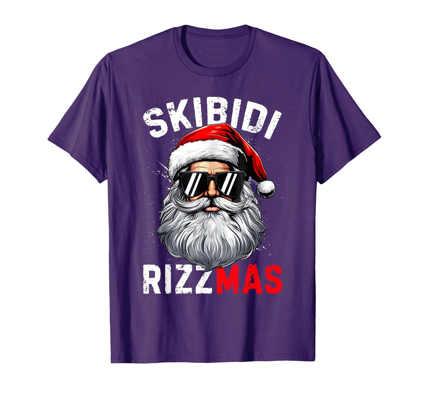 Skibidi Rizzmas Christmas Rizz Santa Claus Charisma Xmas Kid T-Shirt