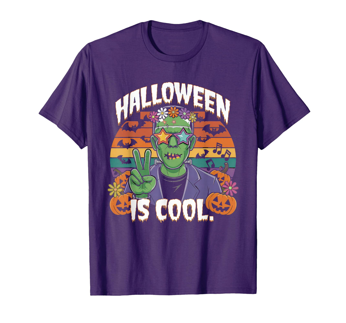 Halloween is Cool Tshirt Women Men Frankenstein Monster T-Shirt