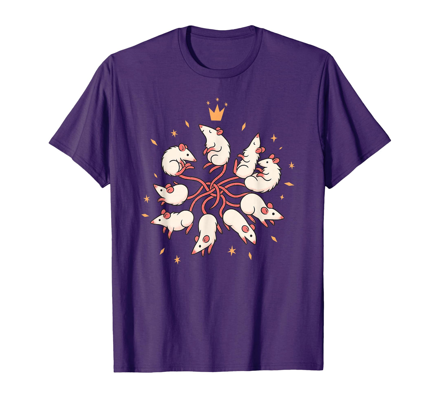 Creepy Cute Rat King I Wicca Witch | Pastel Goth Rats T-Shirt