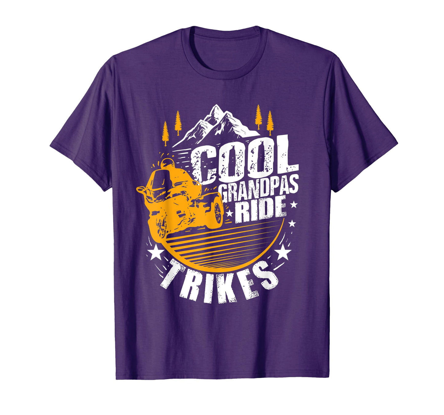 Mens Funny Trike Rider Gift Cool Grandpas Ride Trikes T-Shirt