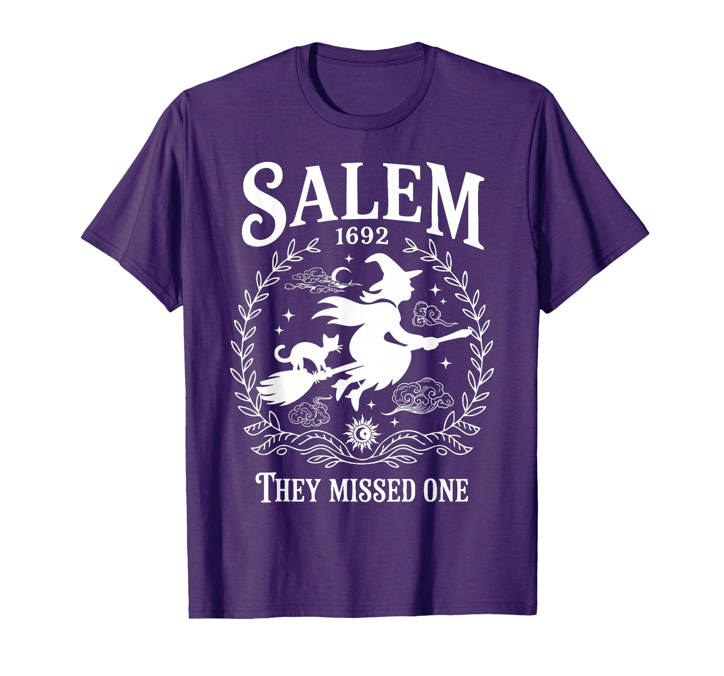 Salem 1692 They Missed One Witch Halloween Costume Feminist T-Shirt