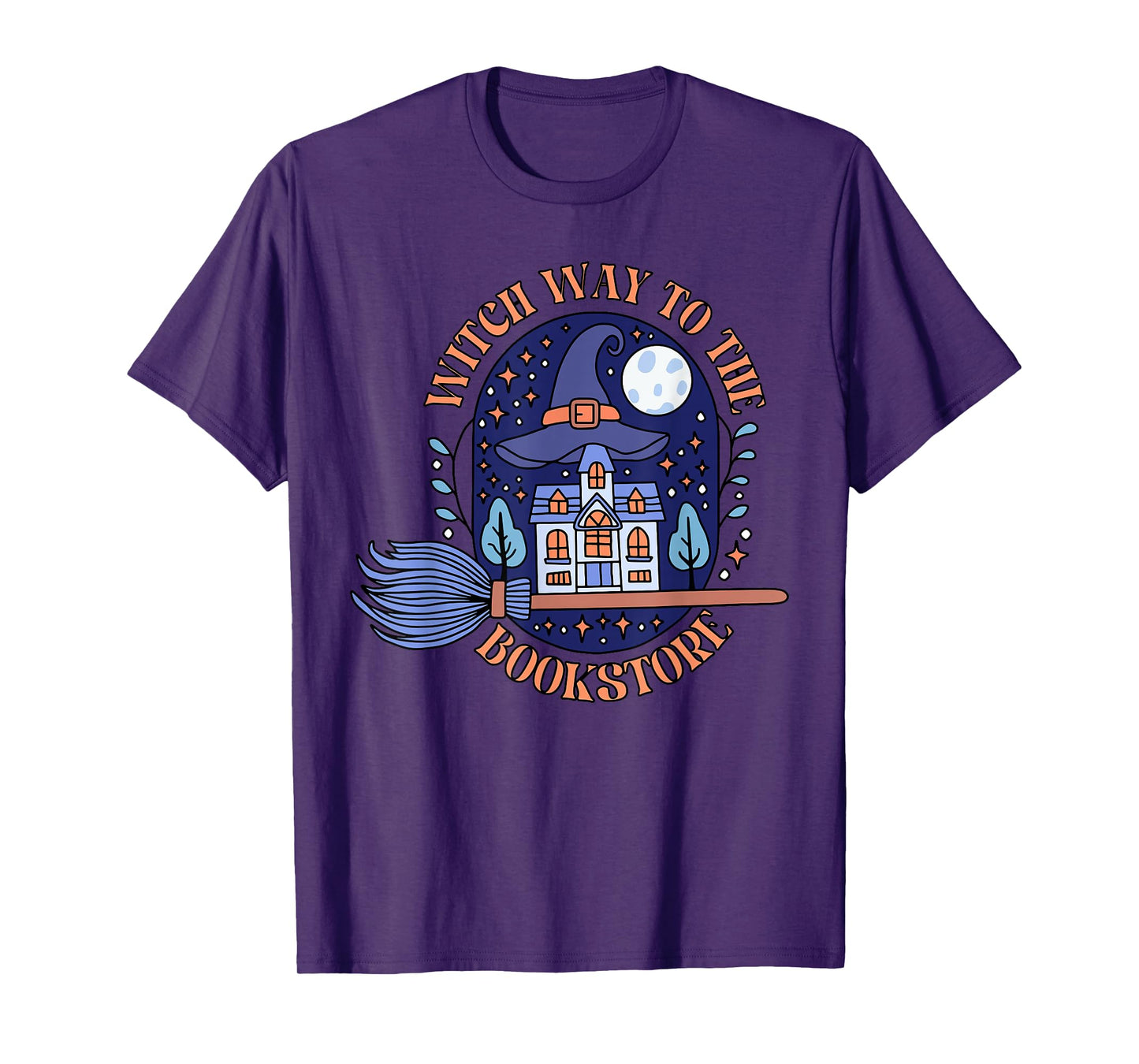 Witch Way, The Bookstore, Halloween Vibe T-Shirt