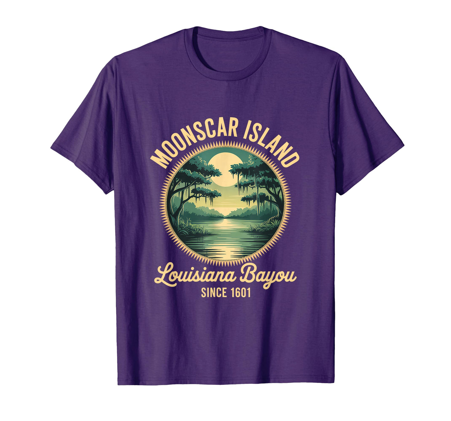 Moonscar Island Louisiana Bayou Seren 1601 T-Shirt