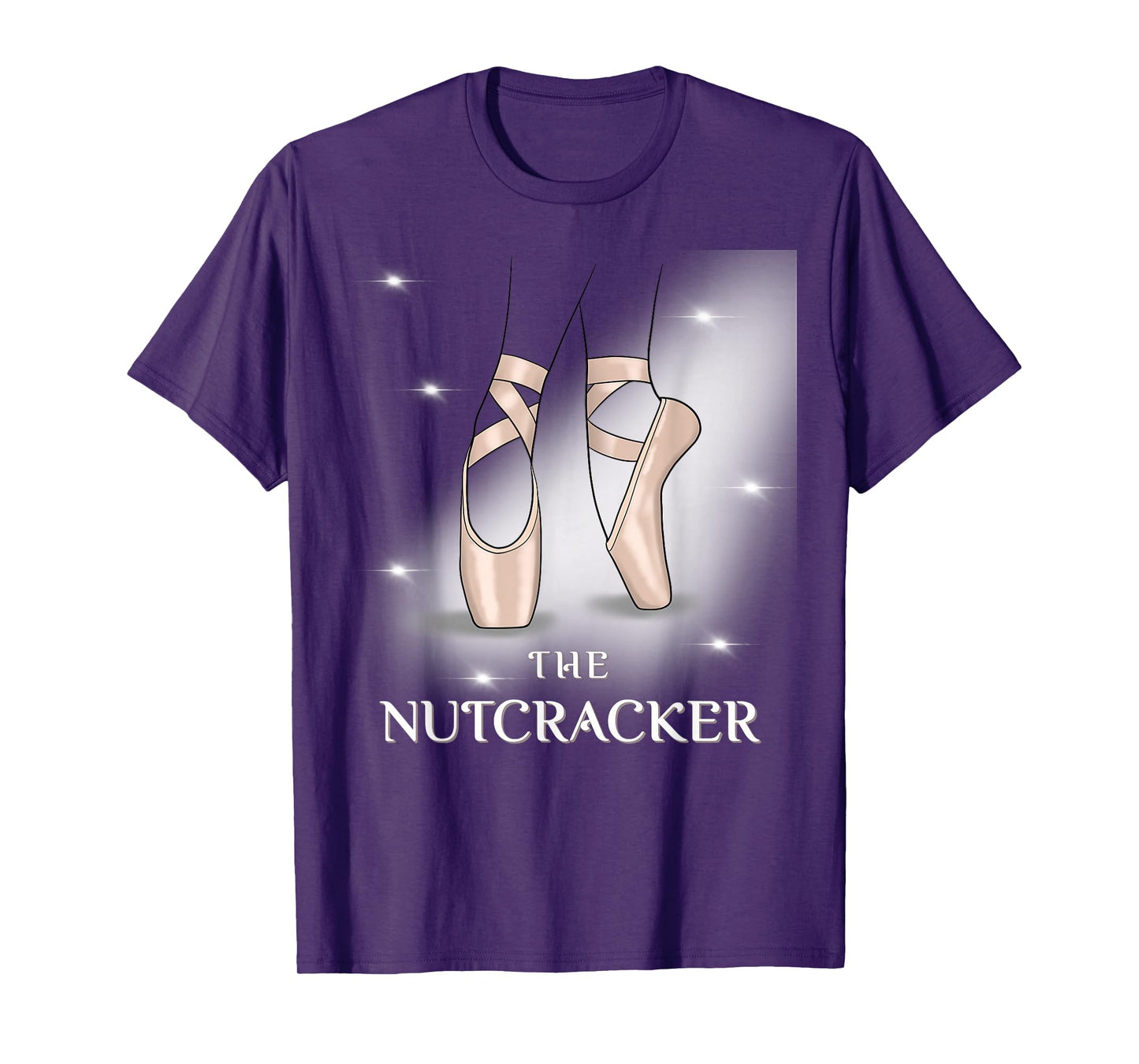 The Nutcracker Cute Ballerina Ballet Shoes Holiday Dance T-Shirt
