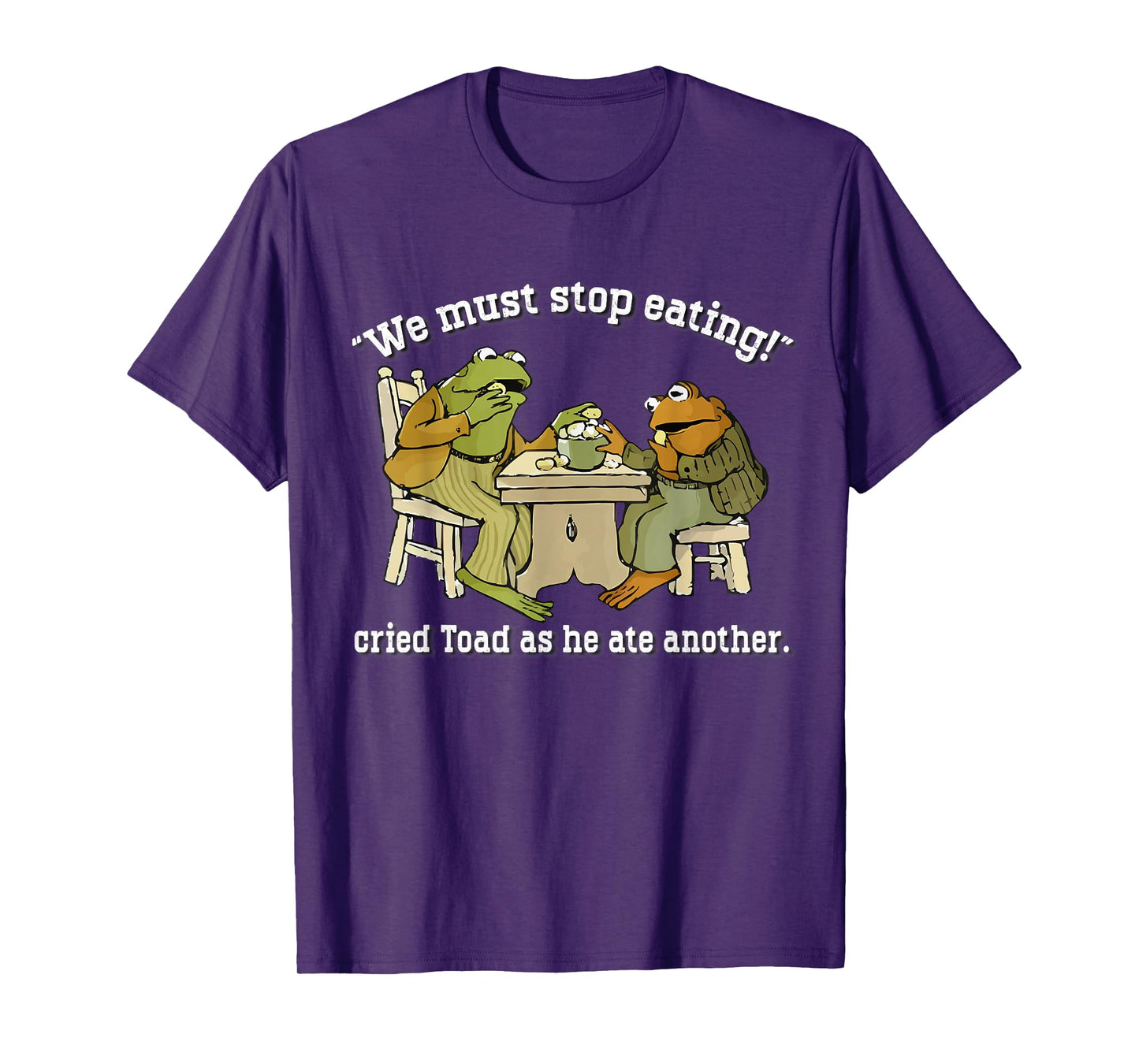 We Must Tee Stop Eating Toad As He Ate Another Frog Men Toad T-Shirt