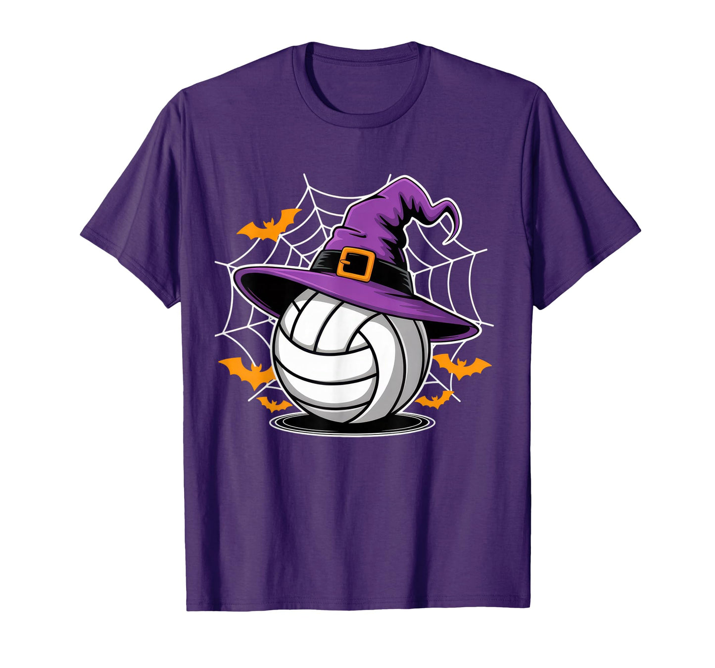 Witch Volleyball Halloween Lovers Fun Spooky Party Sports T-Shirt