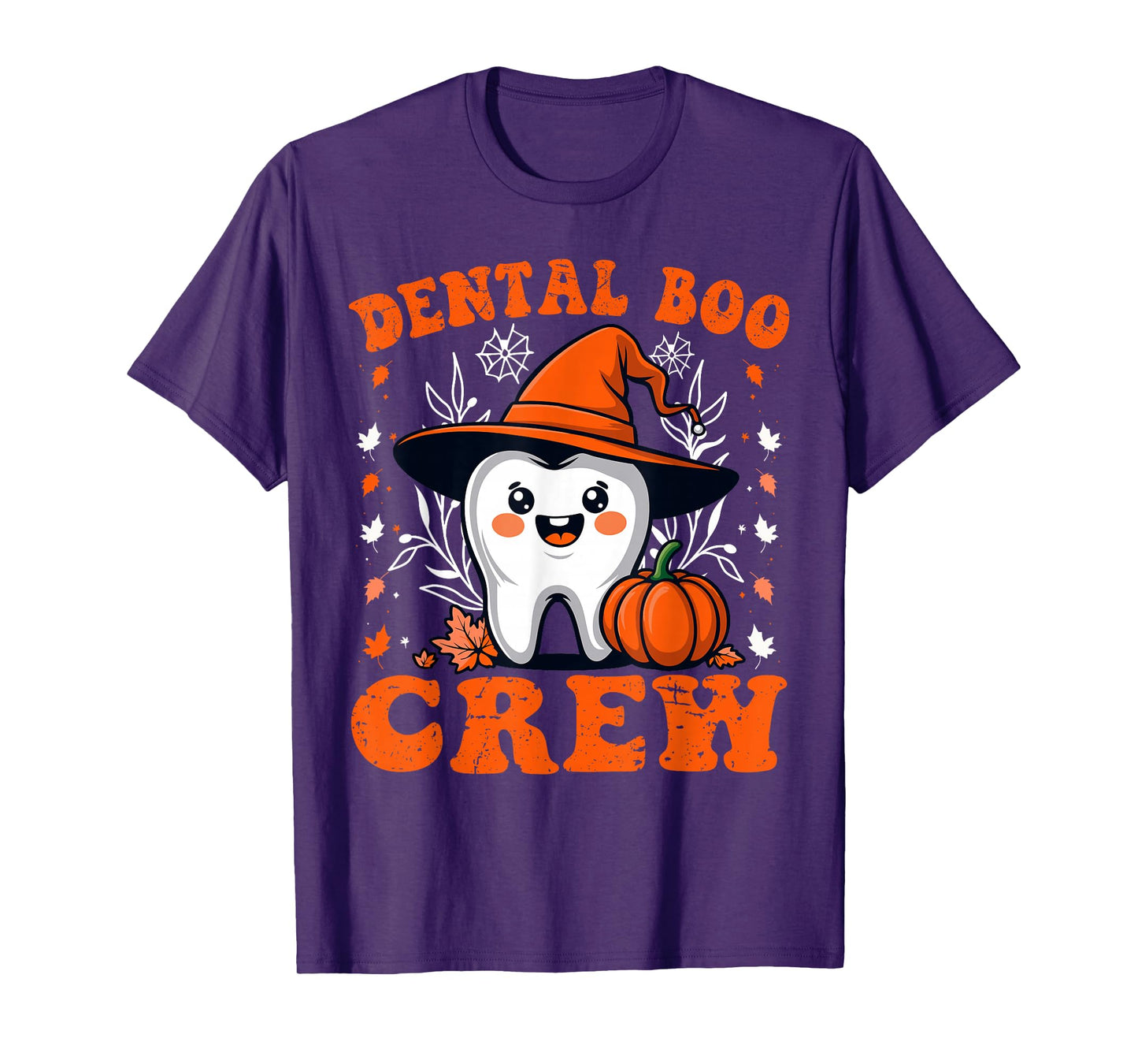 Halloween Dental Boo Crew Dentist Costume Teeth Women Men T-Shirt