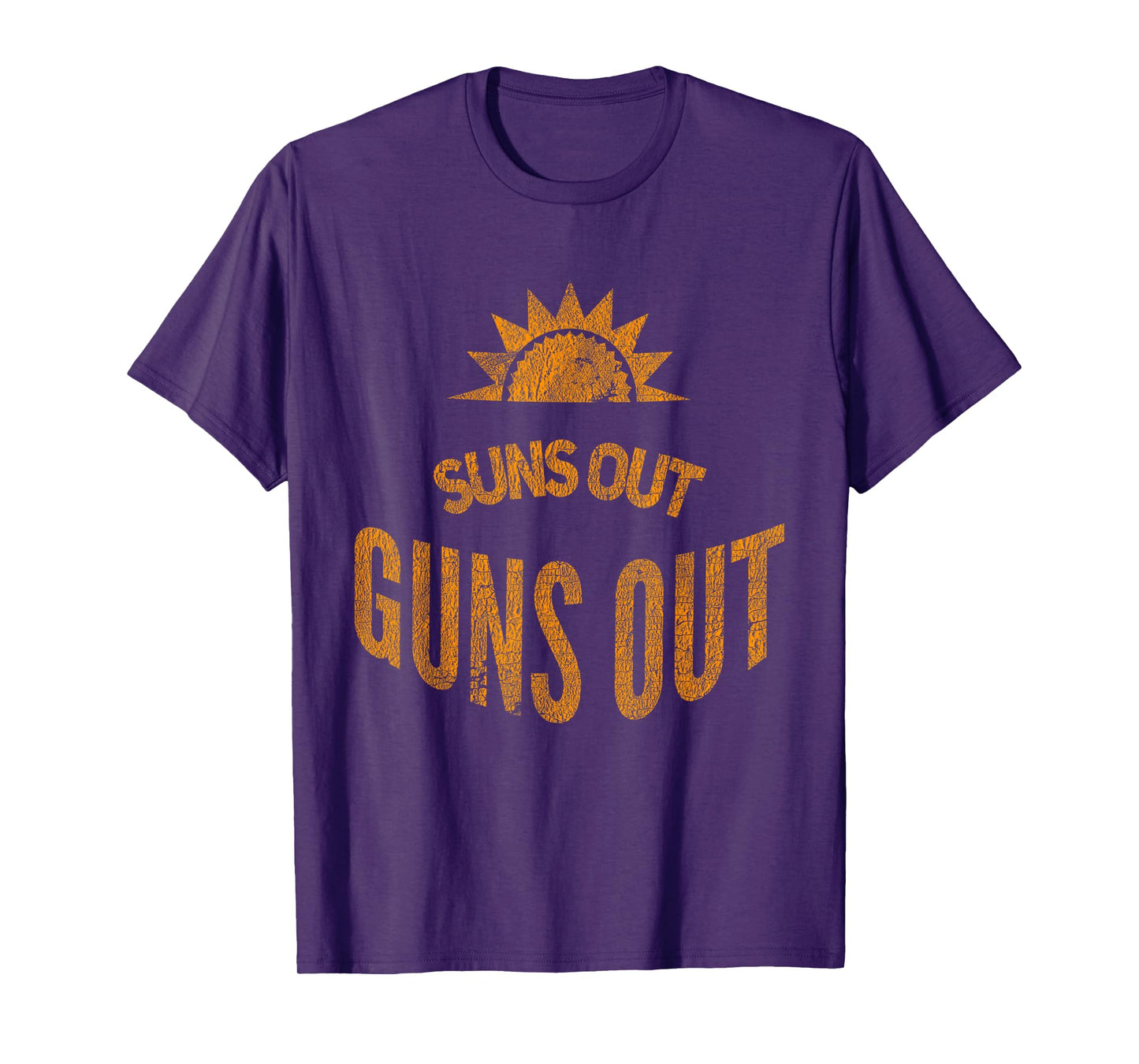 Suns Out Guns Out Workout Funny Gym Muscle Exercise Sunsout T-Shirt