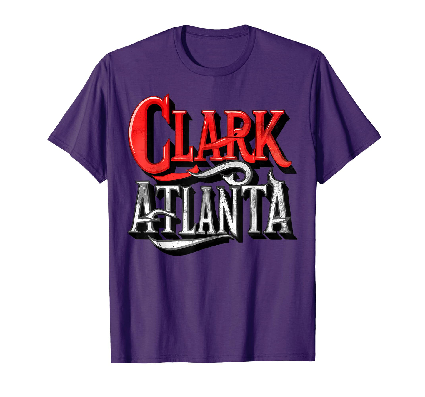 Vintage Clark & Atlanta Varsity Style T-Shirt