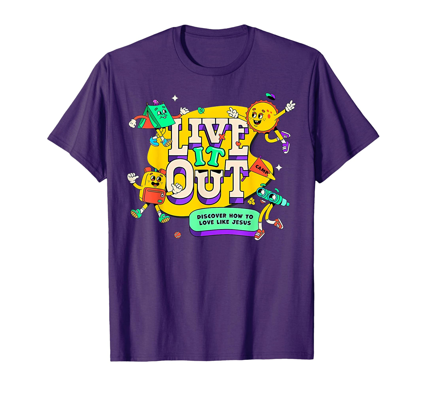 VBS 2025 Live It Out Love Like Jesus Vacation Bible School T-Shirt