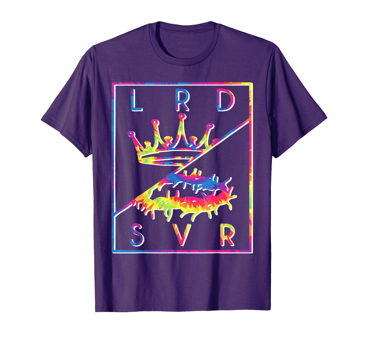 Vintage Tie Dye Retro Jesus Christian Lord & Savior graphic T-Shirt
