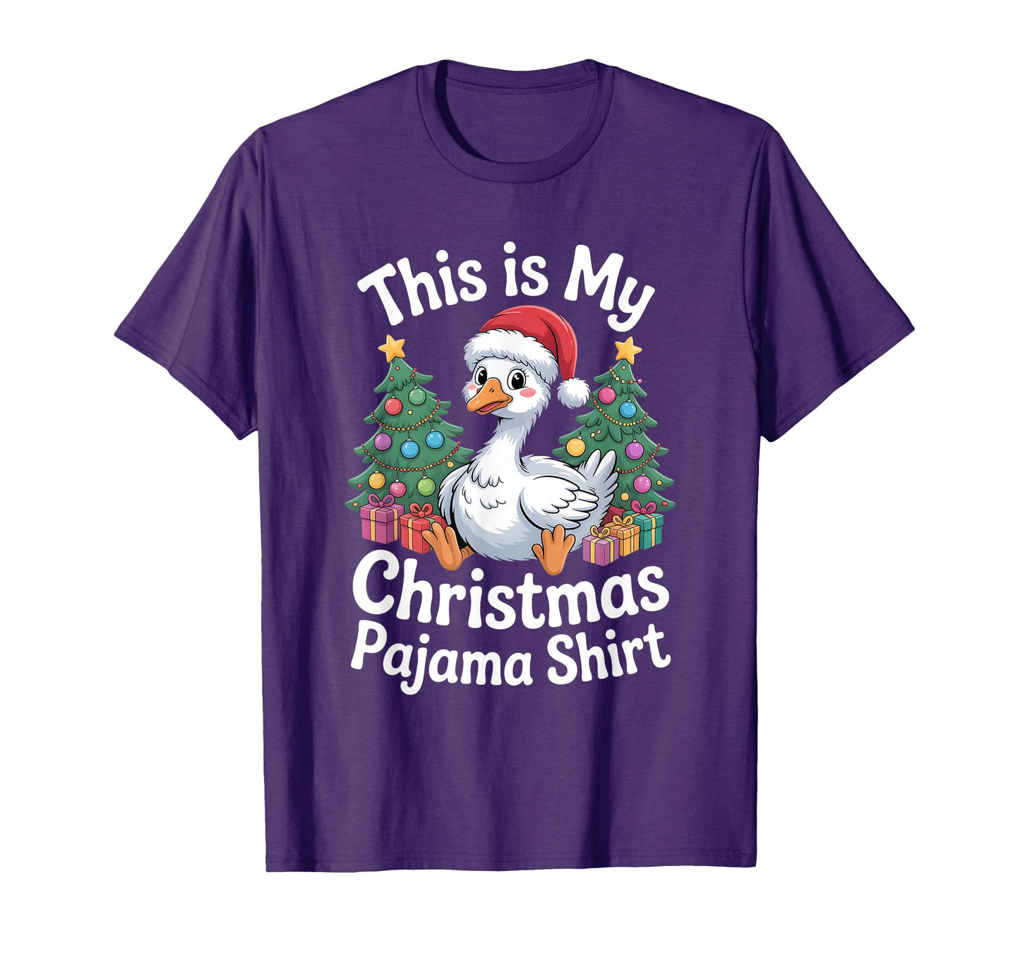 This is My Christmas Pajama Goose T-Shirt