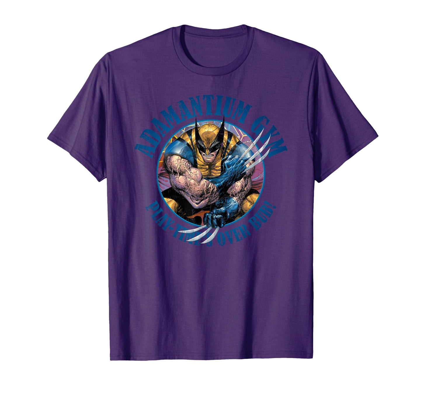 Marvel X-Men Wolverine Adamantium Gym T-Shirt