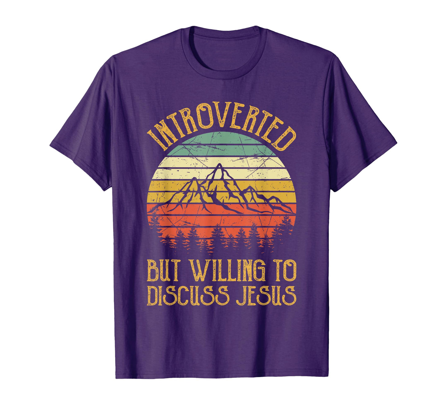 Introverted But Willing To Discuss Jesus Tshirt Christian T-Shirt