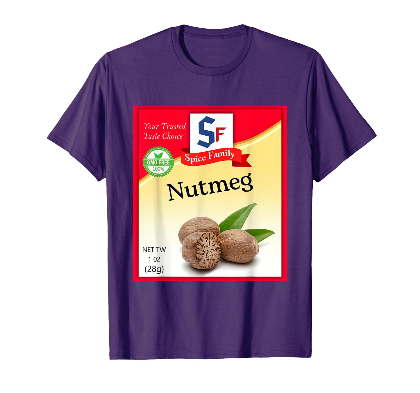 Nutmeg Spice Condiment Costume Holiday Spice Group Costumes T-Shirt