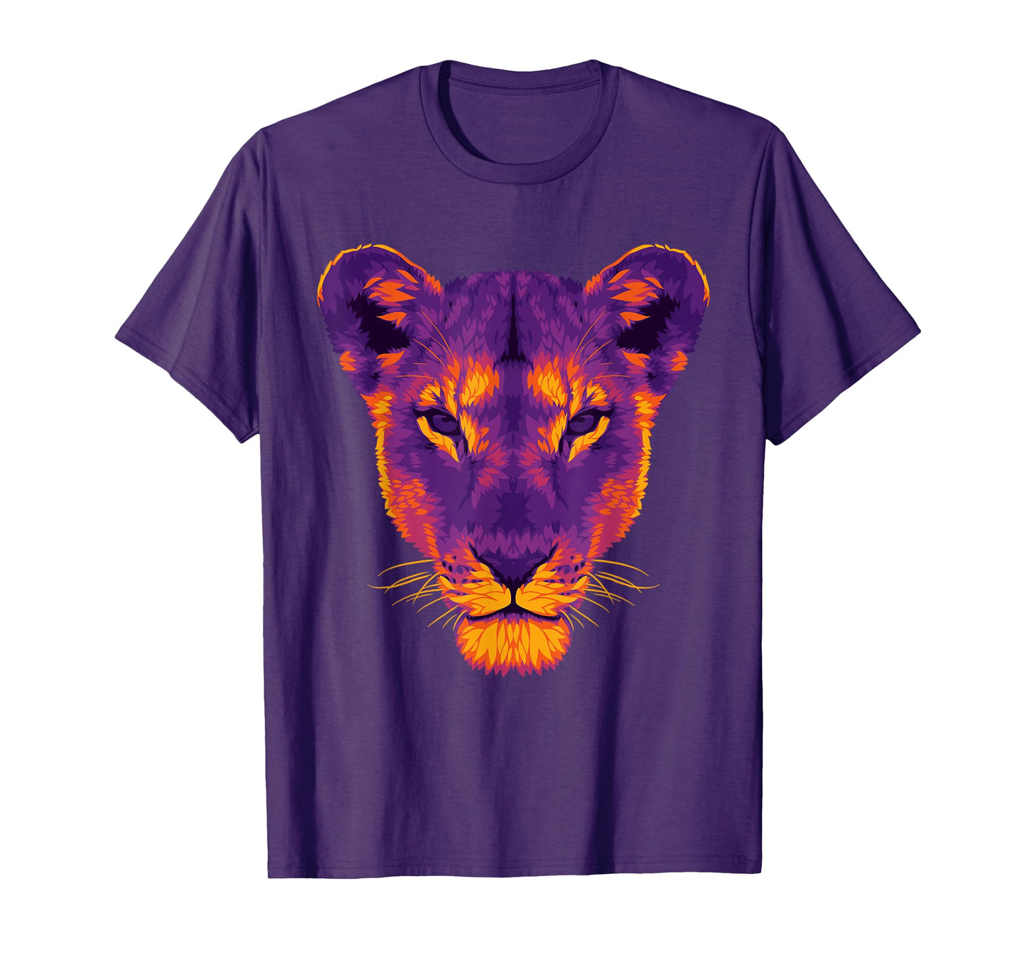 The Dark Lioness Beautiful Animal and Nature Art T-Shirt