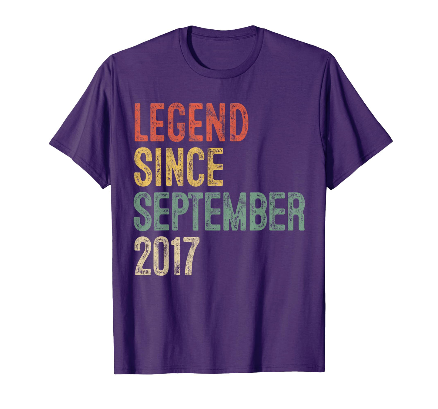 Legend 2017 8th Birthday Gifts for Boy Girl 8 Year Old T-Shirt