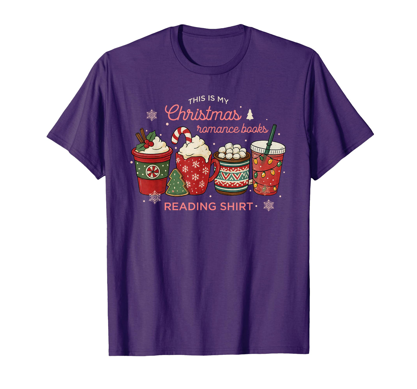 Christmas Read, Cozy Bookish Xmas Girl Reader Ugly Gift T-Shirt