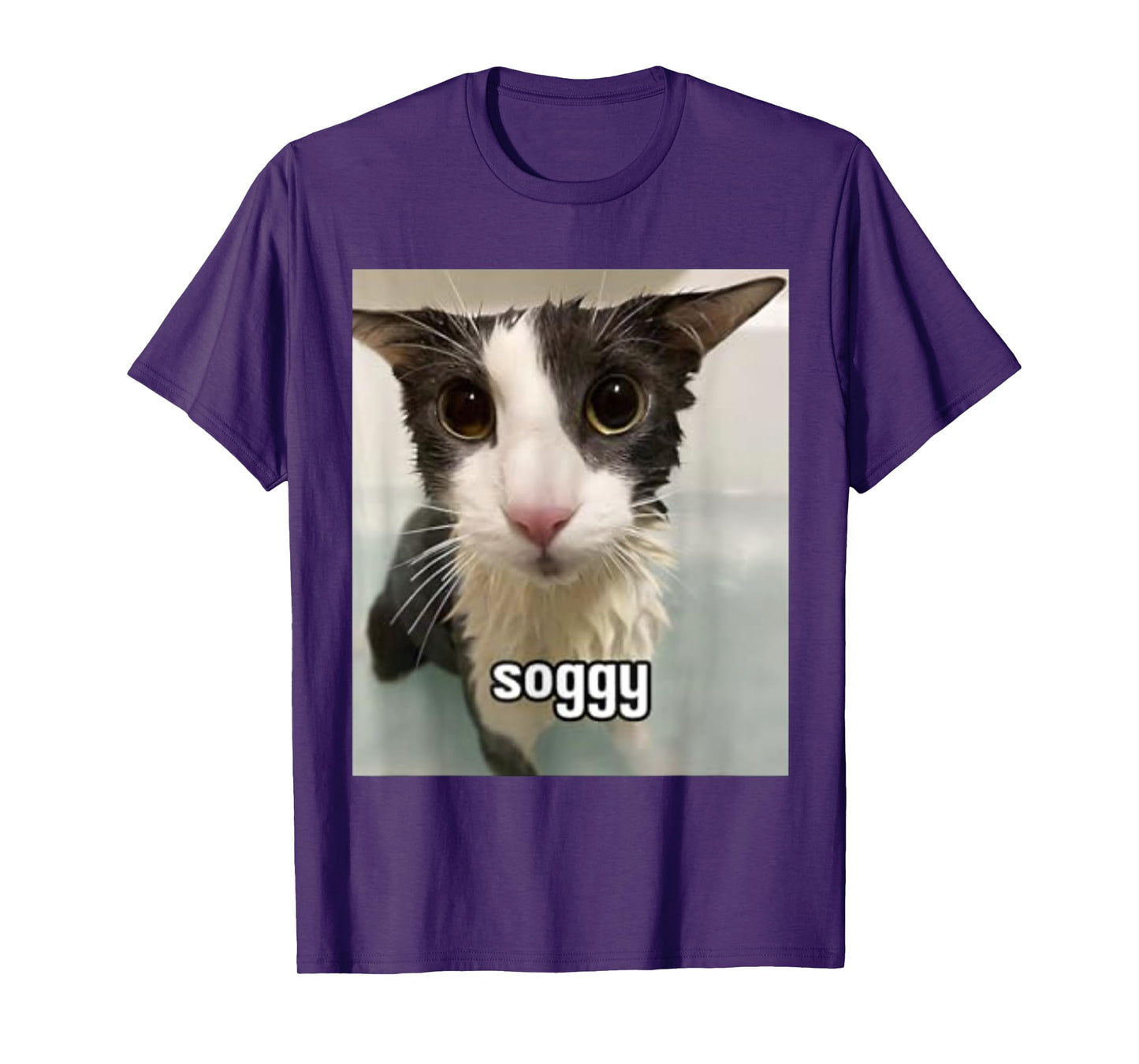 Silly Soggy Cat Funny T-Shirt