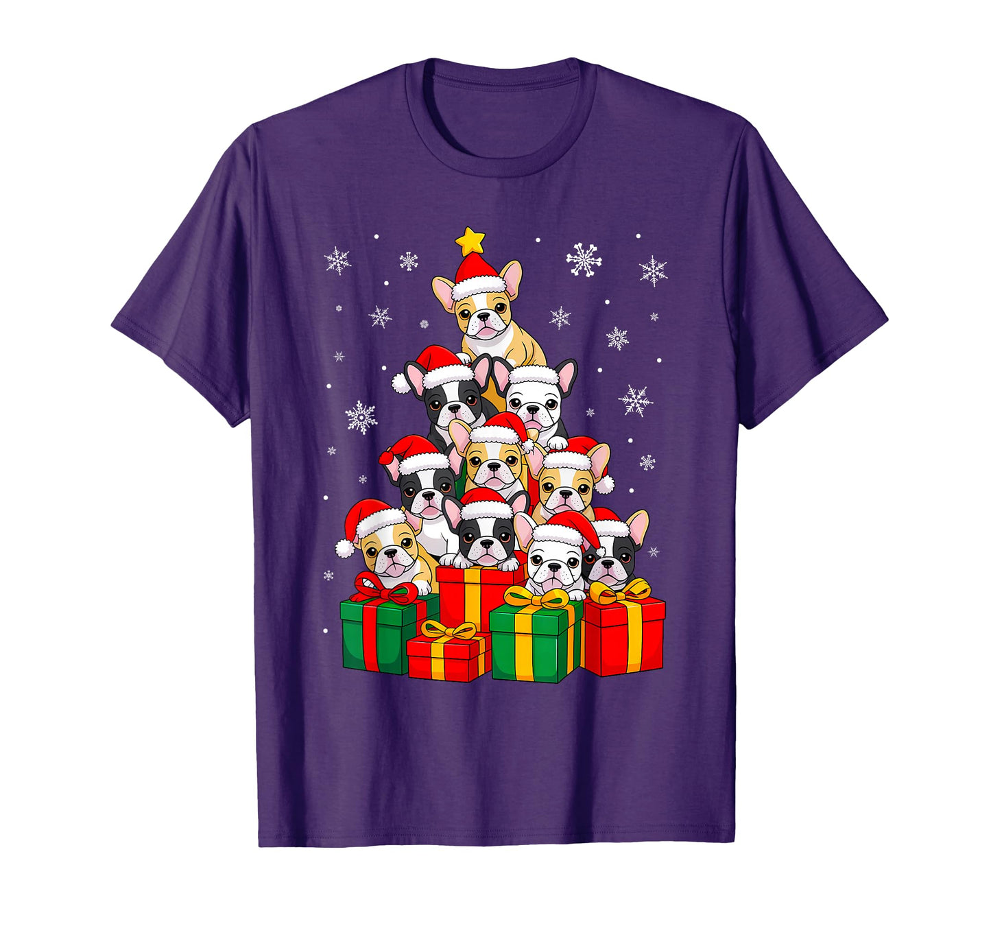 Ugly Christmas Dabbing Santa Claus Hockey T-Shirt