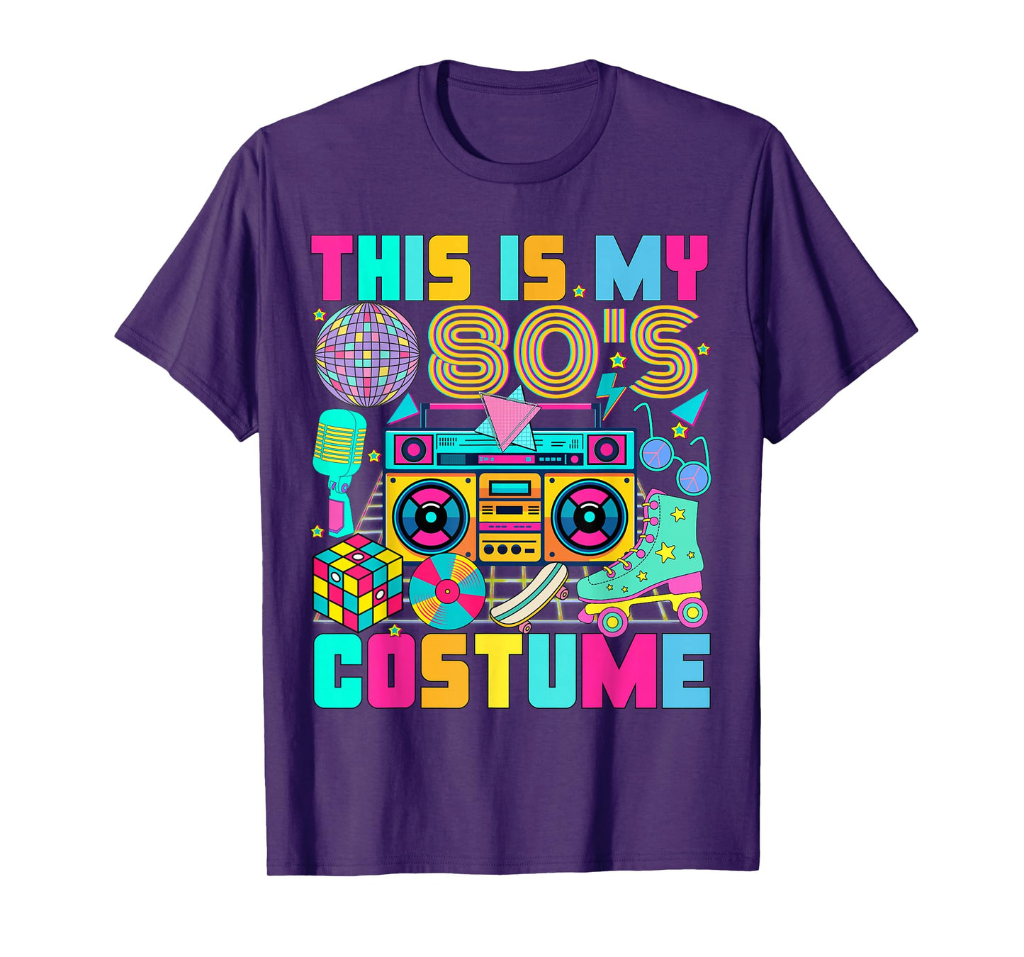 This is My 80s Costume 1980s Party 80's Outfit Men Women T-Shirt