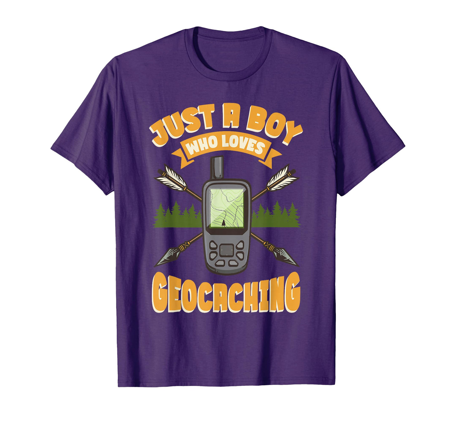Geocache Just A Boy Who Loves Geocaching T-Shirt
