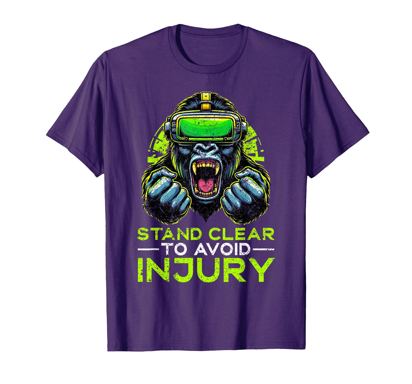 Gorilla VR Gamer Virtual Reality Headset Monkeys T-Shirt