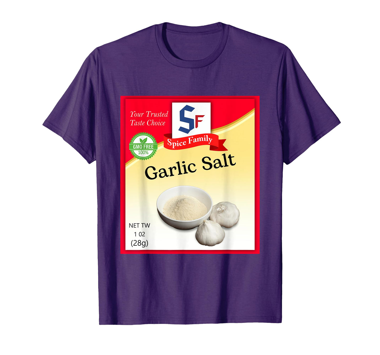 Garlic Salt Condiment Costume Holiday Spice Group Costumes T-Shirt