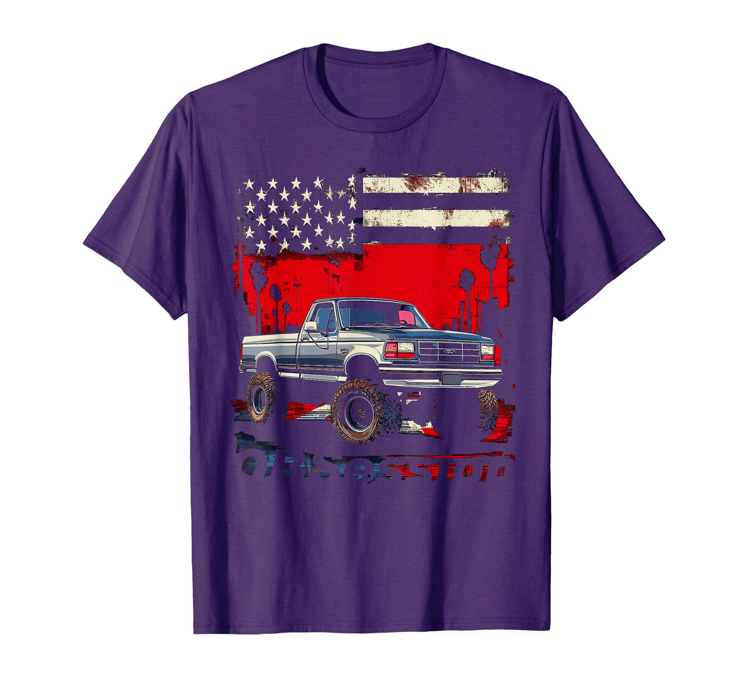 OBS Single Cab Old Body Style Retro Powerstroke Diesel Truck T-Shirt