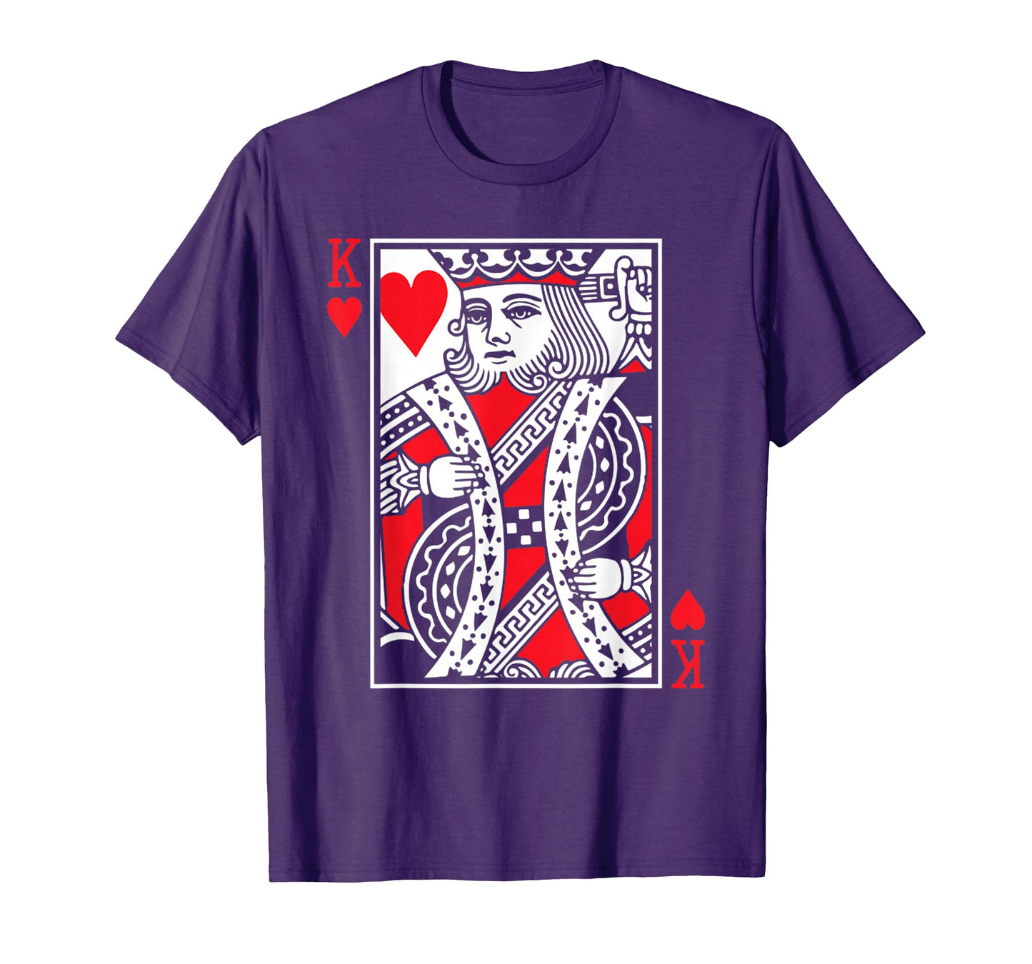 King Of Hearts Valentines Day Cool V-Day Couple Matching T-Shirt