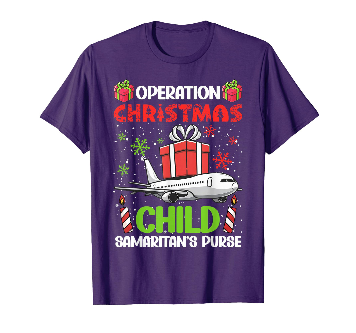 Operation Christmas Child Smaritan's Purse Funny Family Xmas T-Shirt