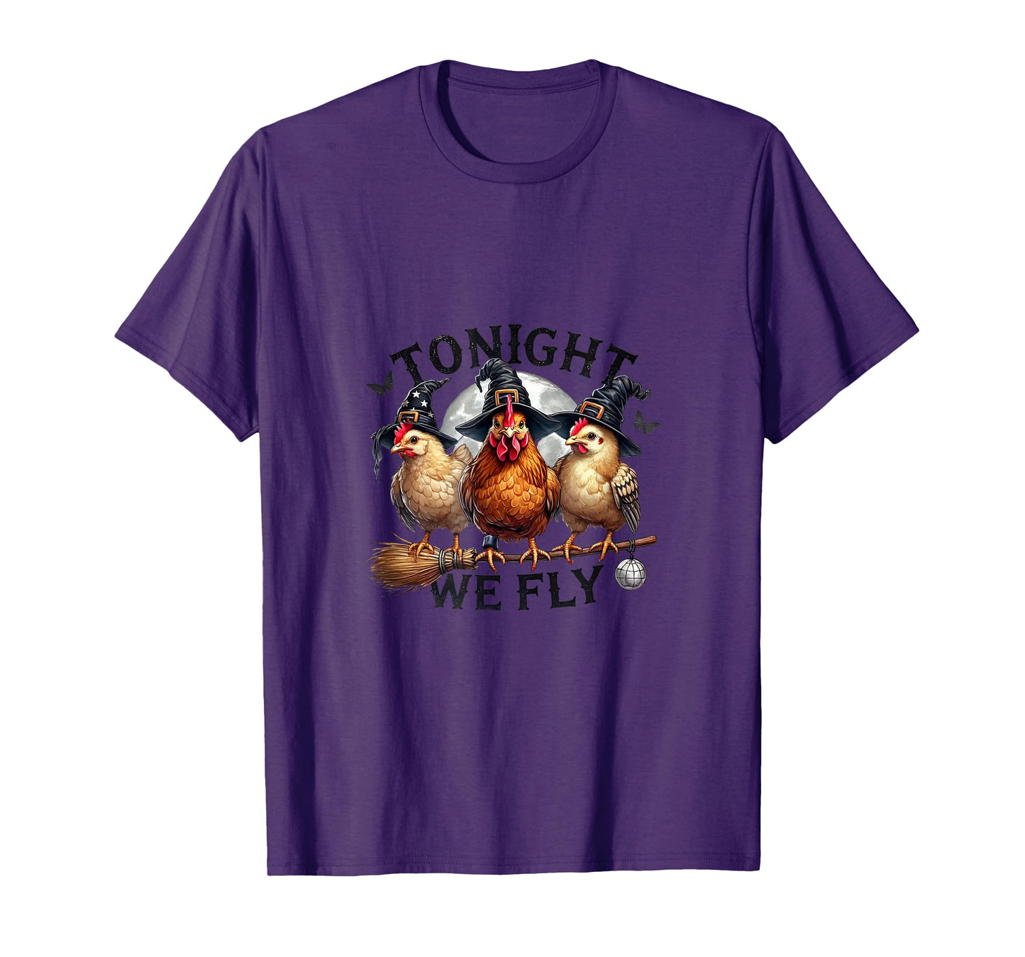 Amazing Spooky Creepy Halloween Chicken Design T-Shirt
