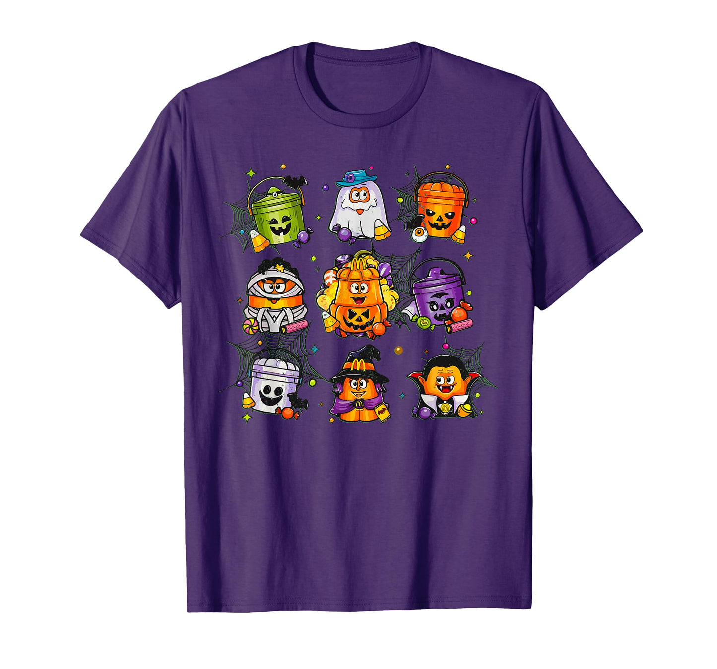 Spooky Nuggets Meal Bucket Halloween Chicken Nuggets T-Shirt