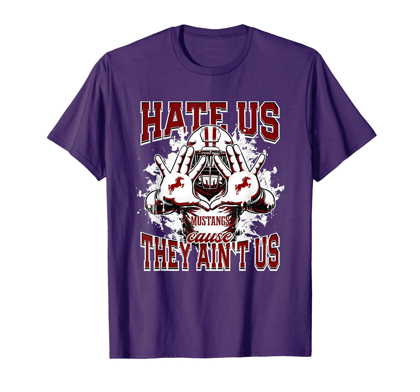 Stanhope Elmore Mustangs Logo Hate Us Cause They Ain't HS T-Shirt