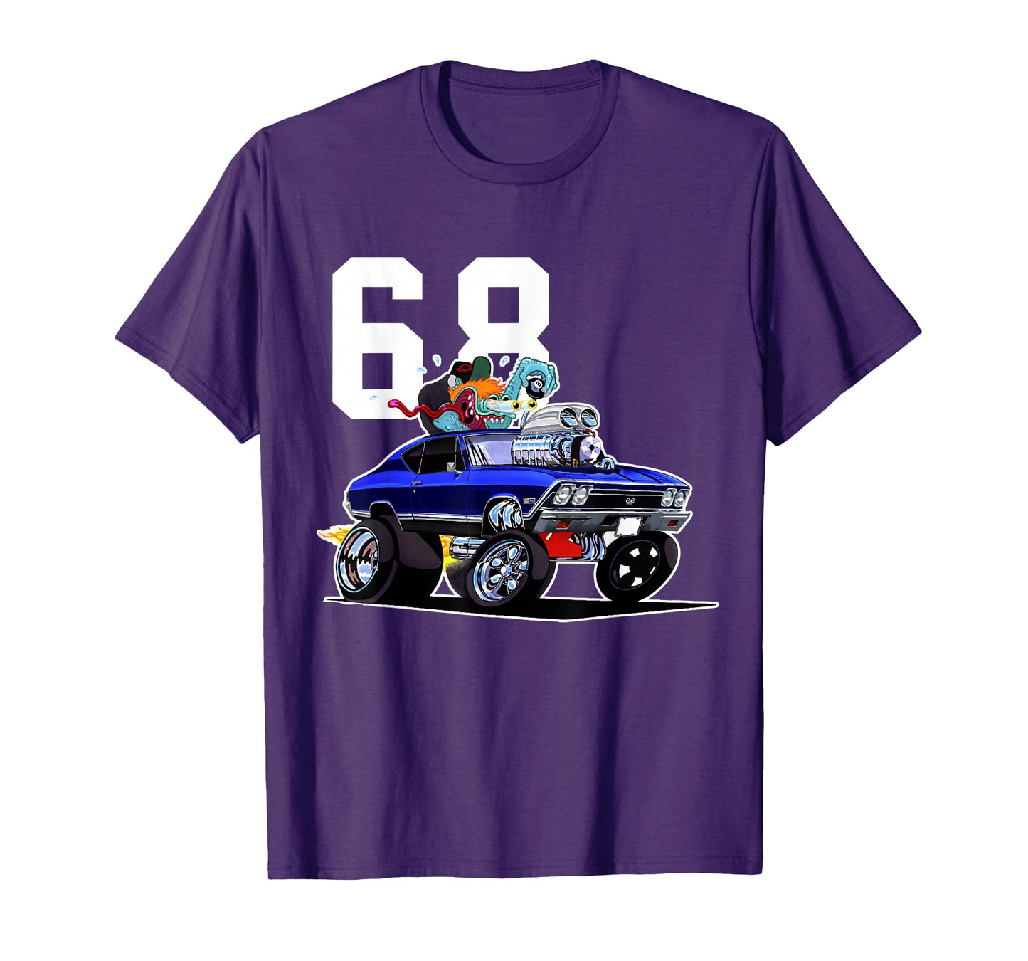 1968 68 Chevelle SS Trending Chevys Muscle Car Funny T-Shirt