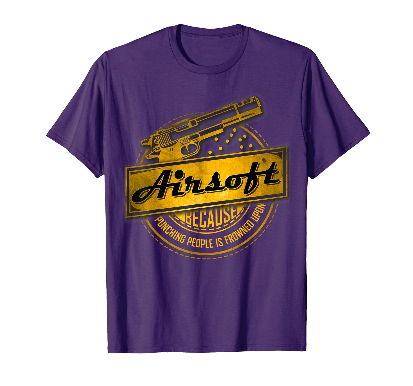 Funny Airsoft T-Shirt | Airsoft Not Punching Sports Tee T-Shirt