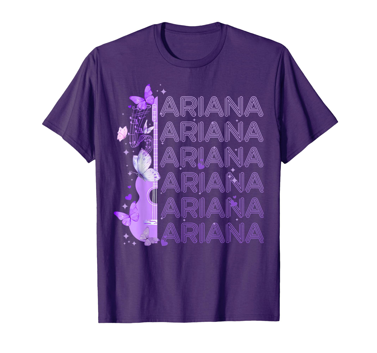 Vintage Ariana Name Retro Style 70s 80s First For Girl Women T-Shirt