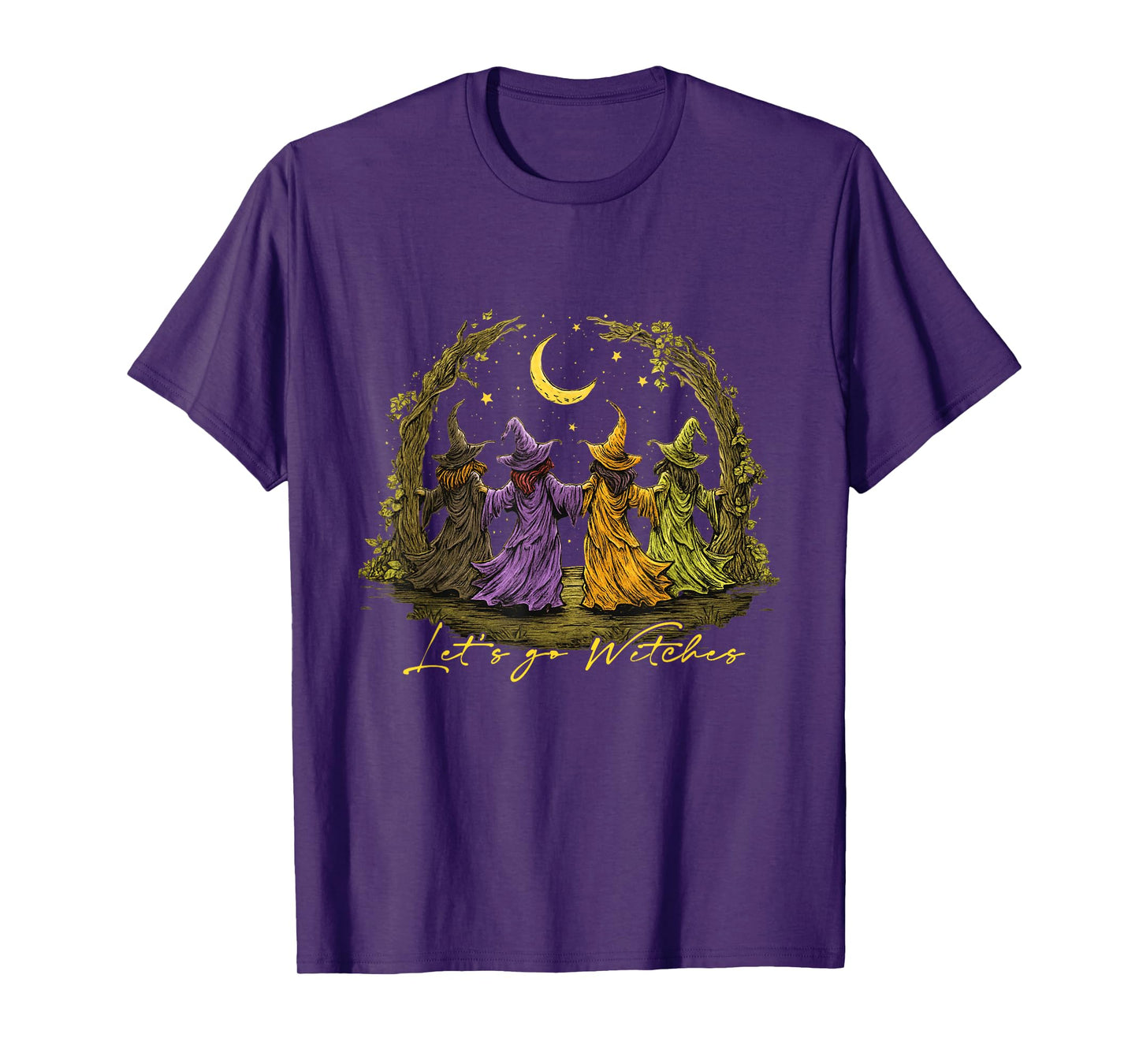 Girls Trip Funny Witch Halloween Girls Spooky Witch T-Shirt