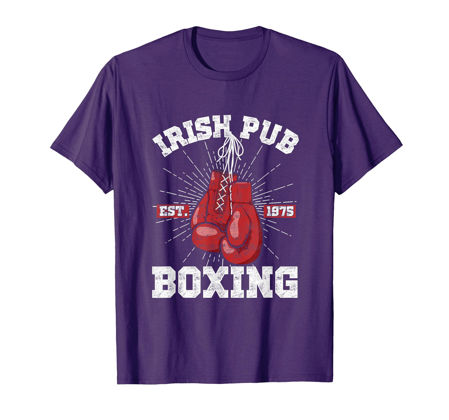 Vintage Irish Pub Est 1975 Boxing Day T-Shirt