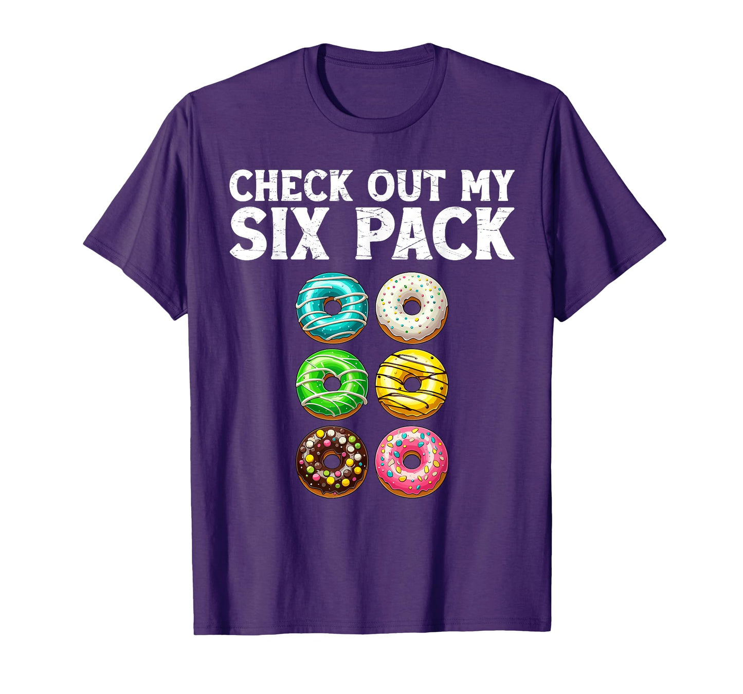 Check Out My Six Pack Donut Funny Gym T-Shirt