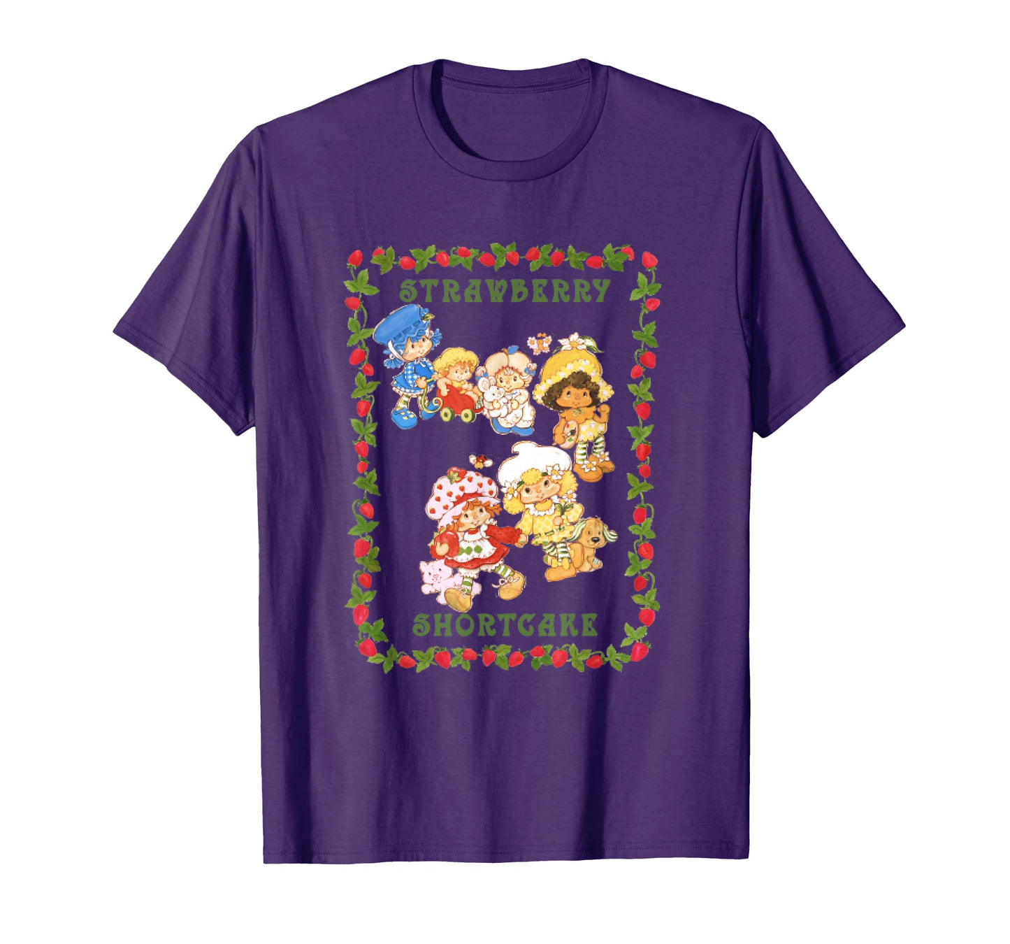 Strawberry Shortcake Vintage Berry Garden Poster T-Shirt