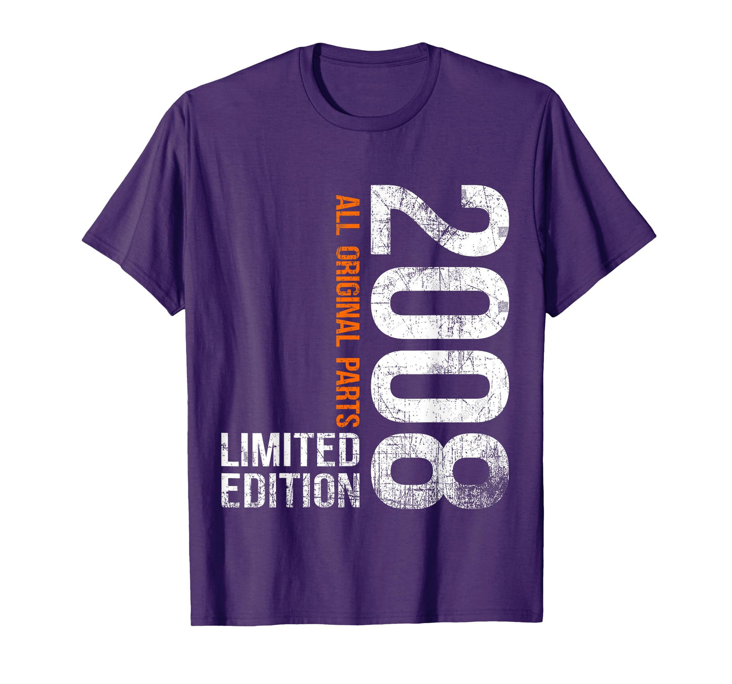 Vintage 2008 17th Birthday Gifts Boy Girl 17 Years Old T-Shirt