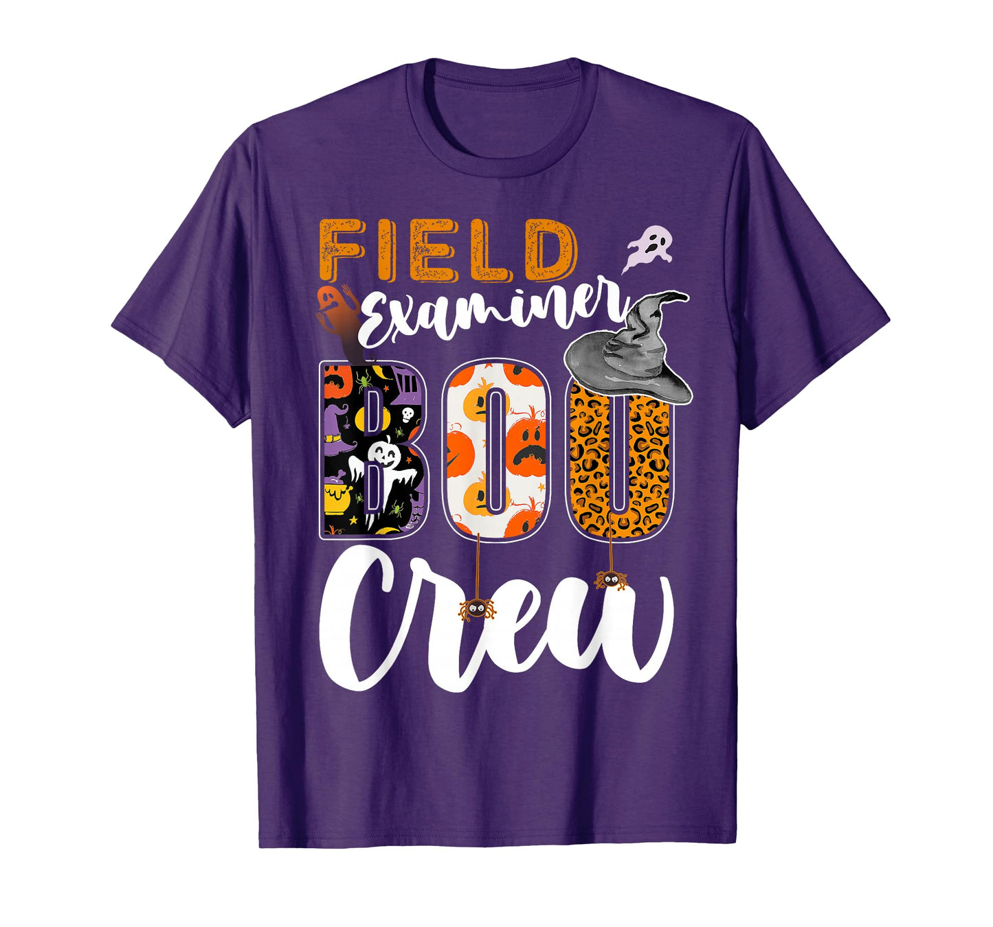 Field Examiner Boo Crew Halloween Match Assessor T-Shirt