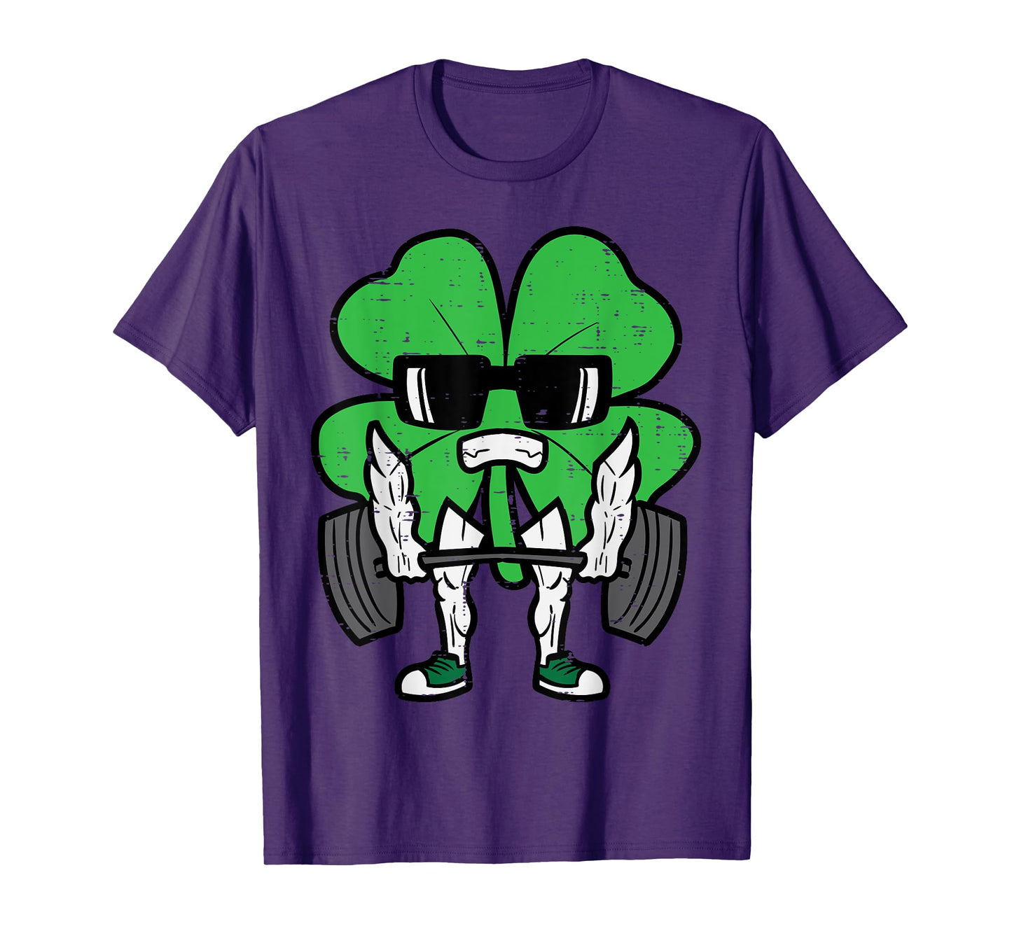 St Patricks Day Weightlift Saint Paddys Gym Men Women Kids T-Shirt
