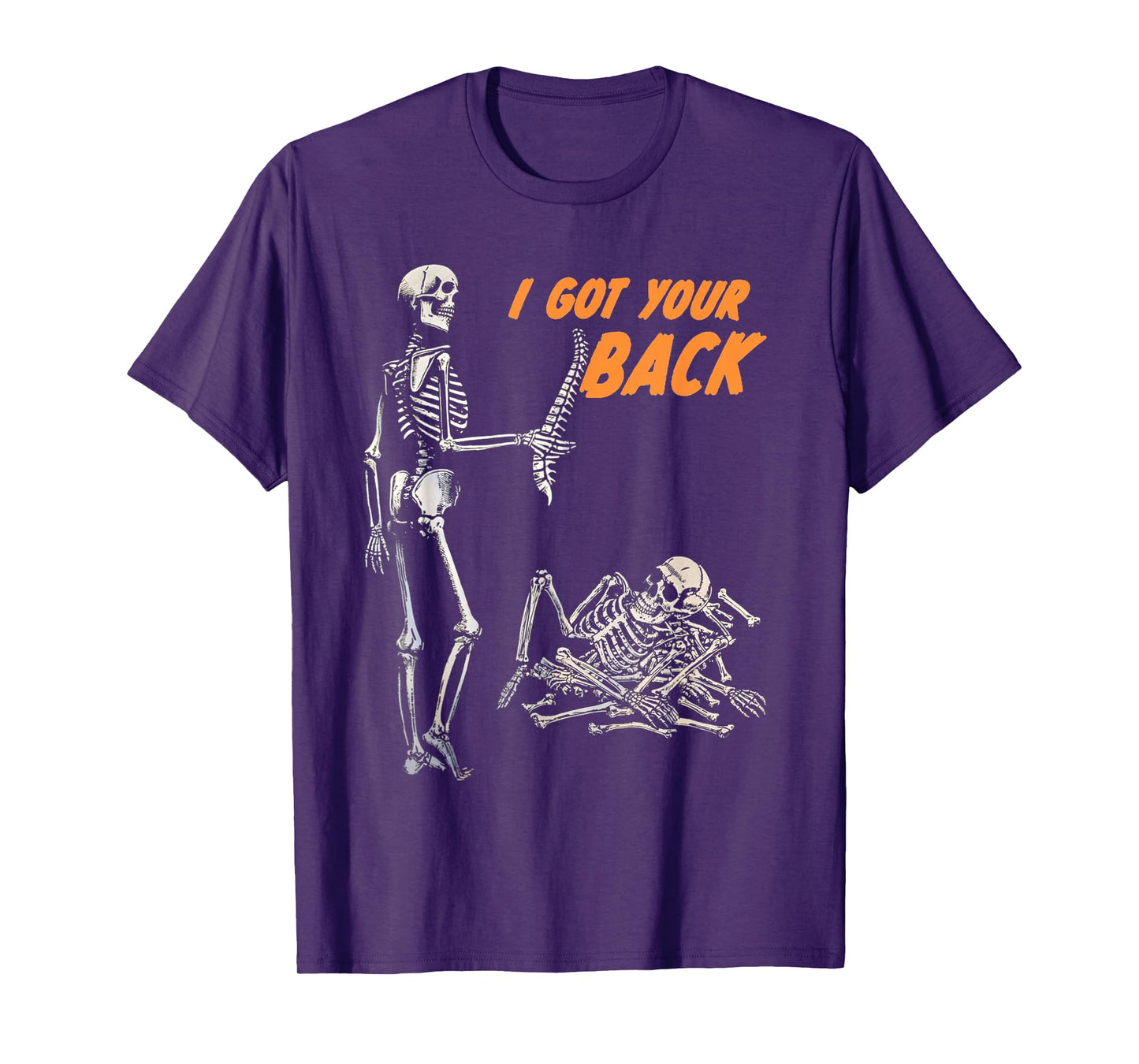 Halloween Skeletons Ive Got Your Back Costume Men Women Kids T-Shirt
