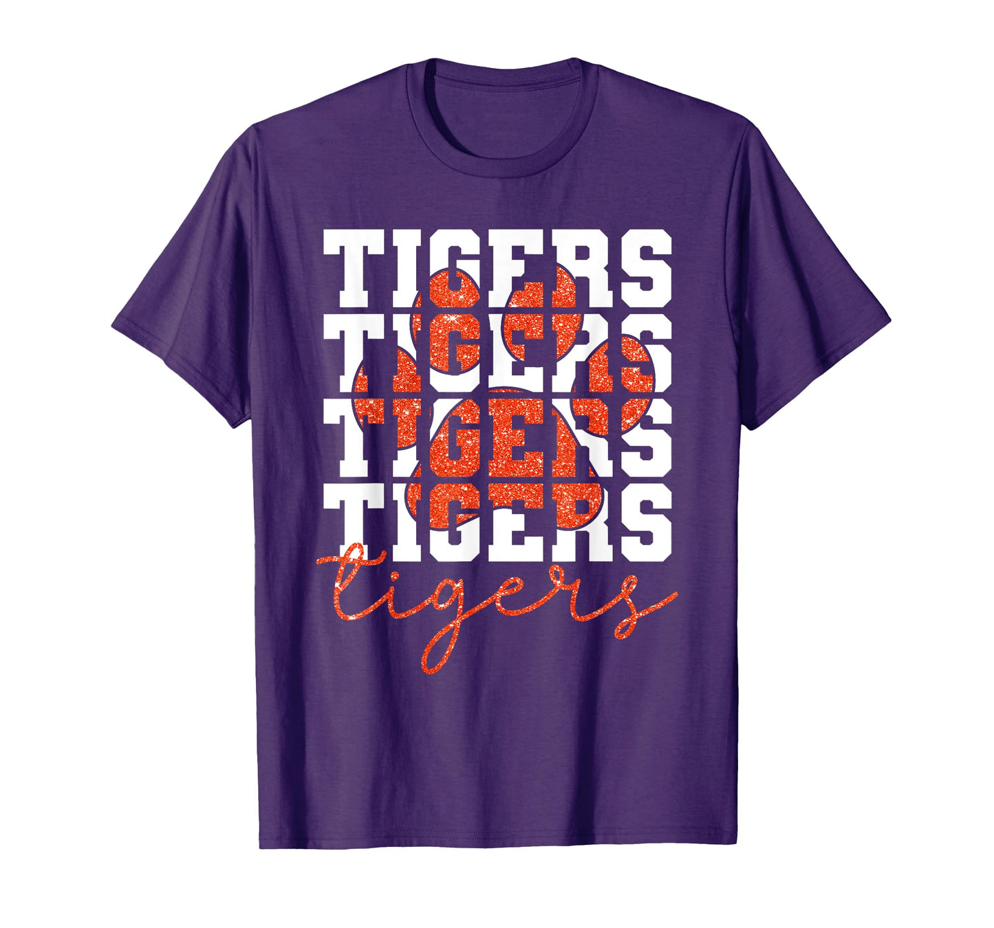 Vintage Tigers School Sports Name Spirit Back To School T-Shirt