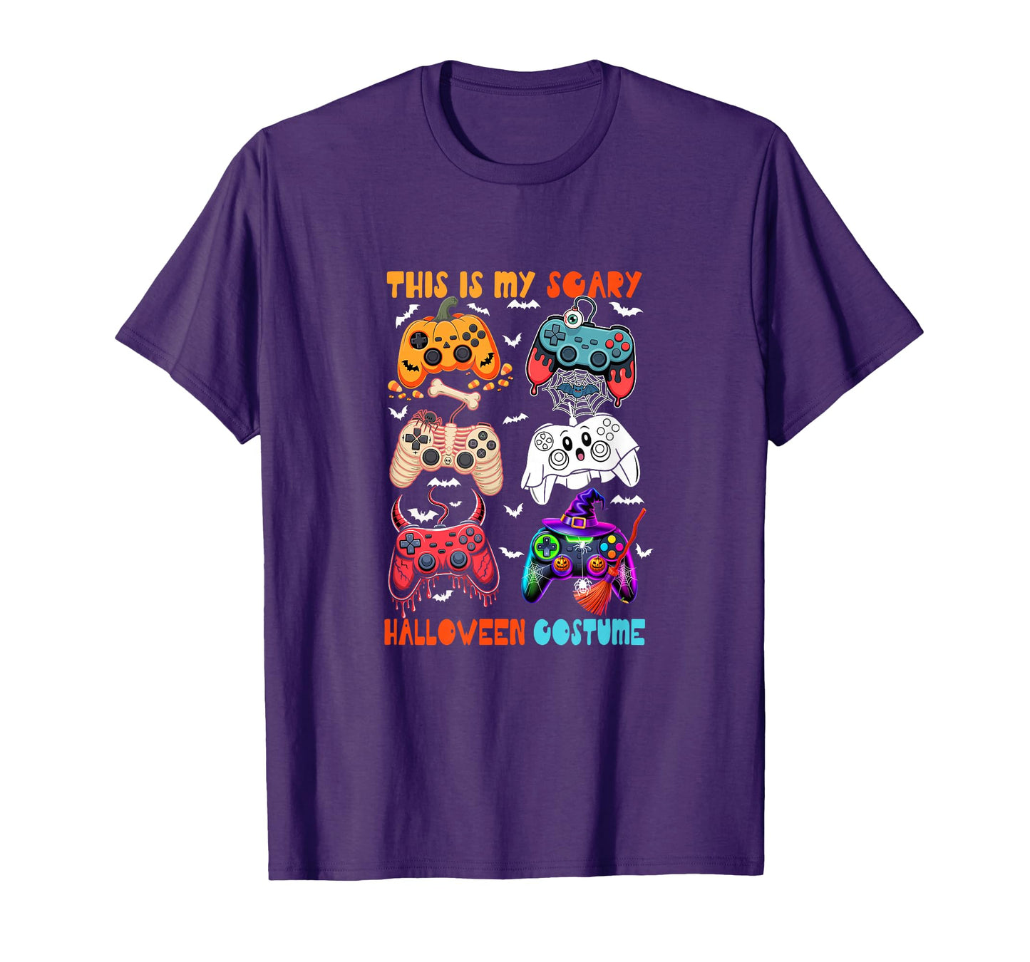 My Scary Halloween Costume Collection Game Controllers Gamer T-Shirt